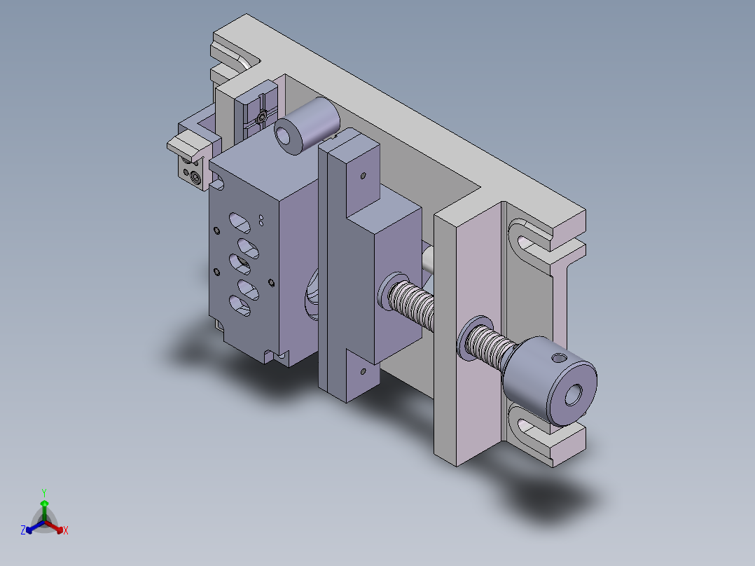铣床夹具SW三维图1508971==30正等轴测图