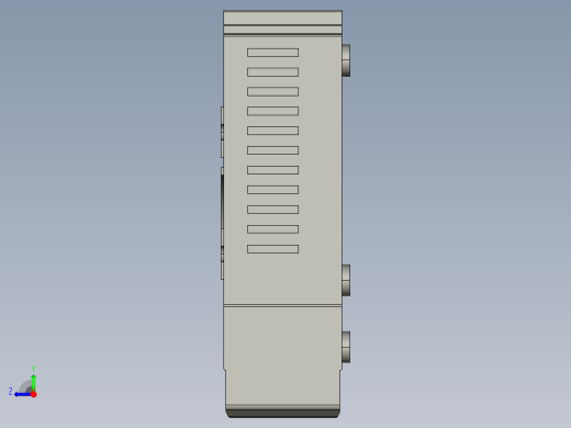 基恩士SJ-F300_kc图纸模型右视缩略图