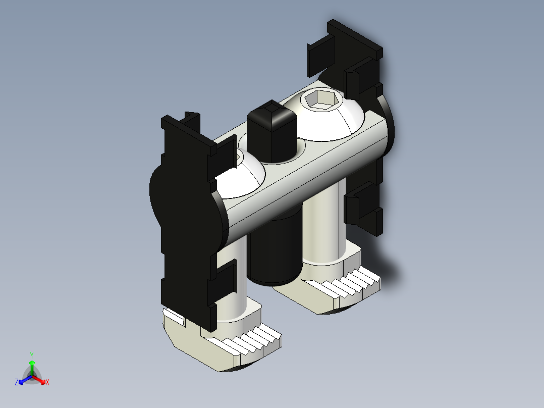 型材-BR 40 BOLT CONNECTOR KJN535620正等轴测图