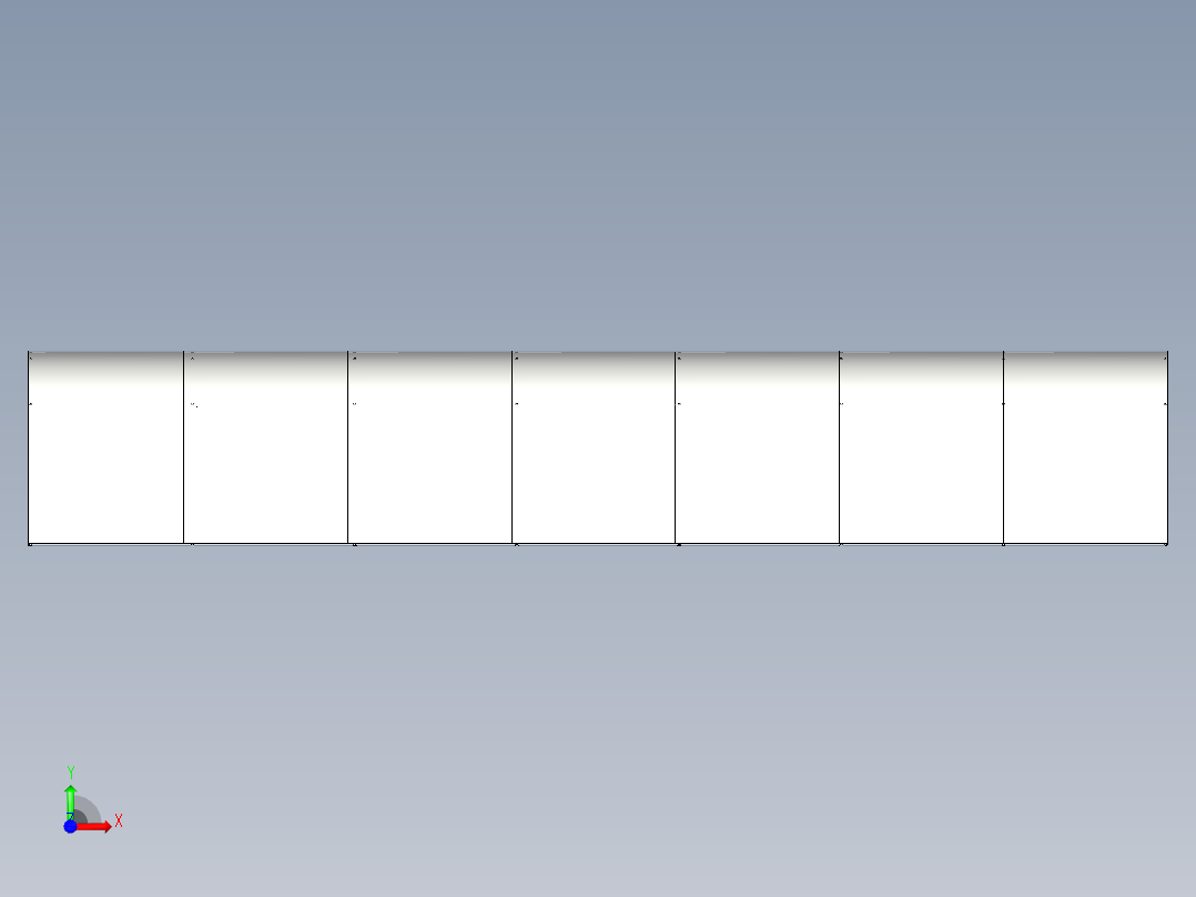 农业温室大棚前视图
