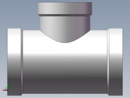 三通-异径 DN25-DN20后视缩略图