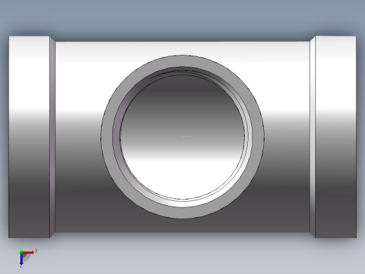 三通-异径 DN25-DN20俯视缩略图