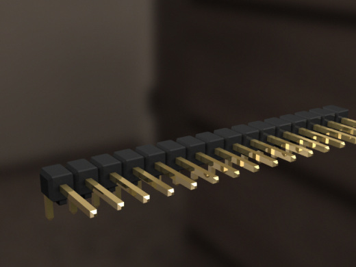 角度单排通孔引脚接头，间距2.54毫米缩略图