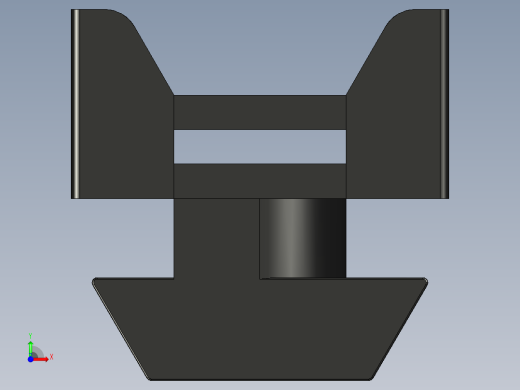 型材-BR 10 SLOT CABLE BRACKET KJN526564前视缩略图