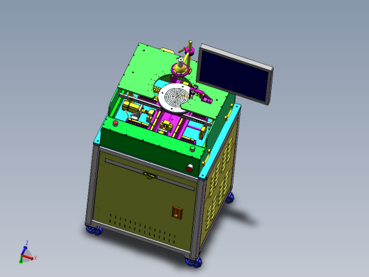 探针台测试设备（sw16可编辑+工程图+BOM）