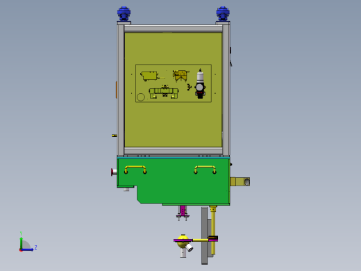 探针台测试设备（sw16可编辑+工程图+BOM）左视缩略图