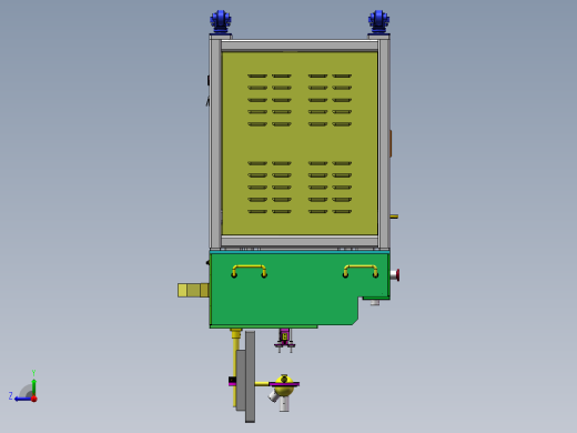 探针台测试设备（sw16可编辑+工程图+BOM）右视缩略图