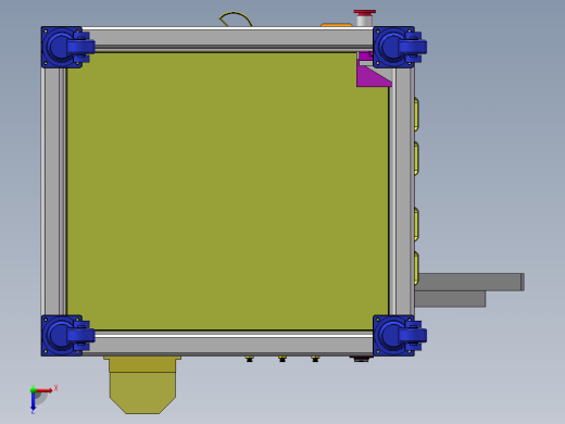 探针台测试设备（sw16可编辑+工程图+BOM）俯视缩略图