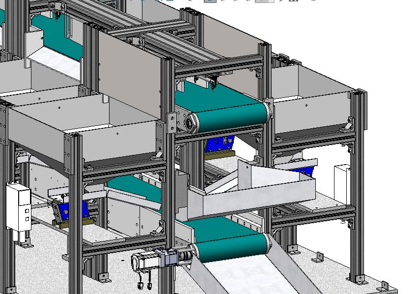 自动混料设备（sw17可编辑+工程图+bom）