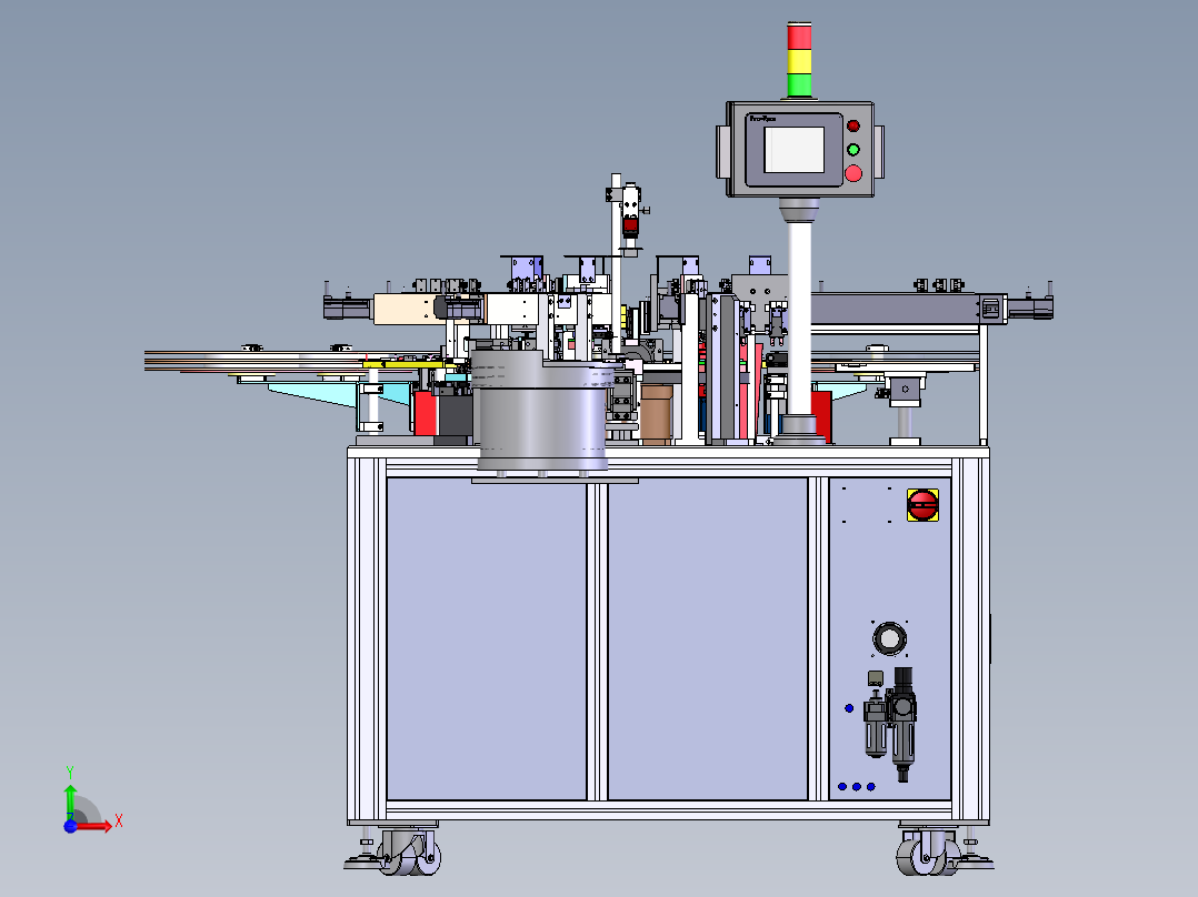 弹性触角自动组装设备（含DFM,BOM）sw17可编辑前视图