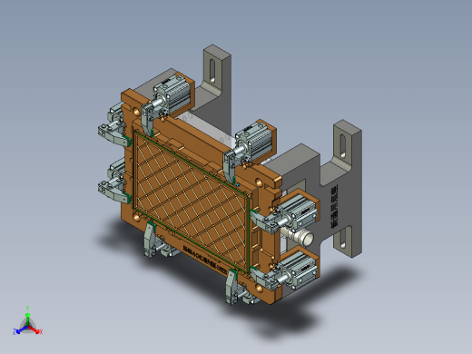 B9450-A-笔记本CNC工装夹具三维模型CNC2铣外观面-210225正等轴测缩略图