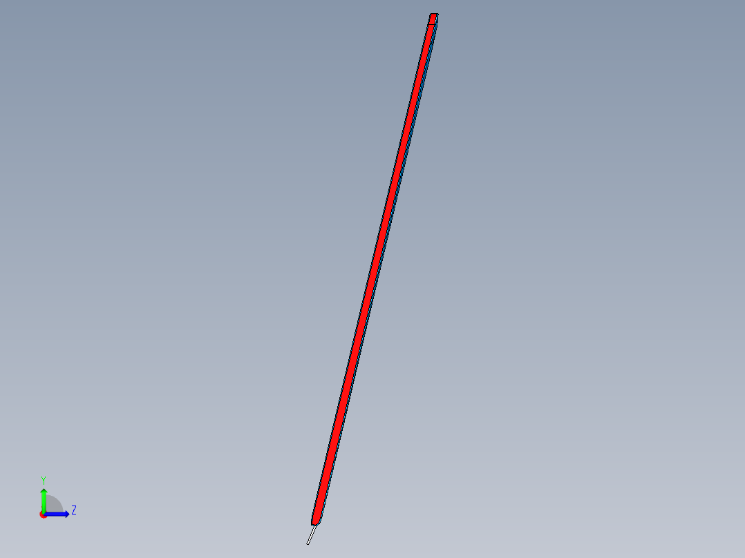 笔记本屏幕外壳铣外形UG编程程序模型左视图