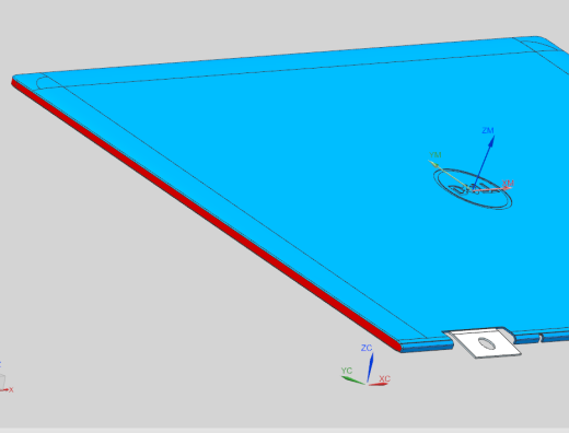 笔记本屏幕外壳铣外形UG编程程序模型缩略图