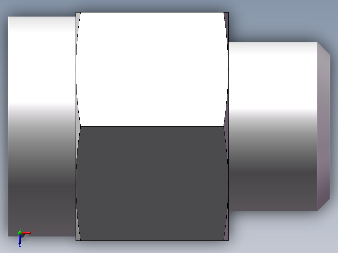 压力表接头-英制螺纹、5DB-20-08GDK俯视图