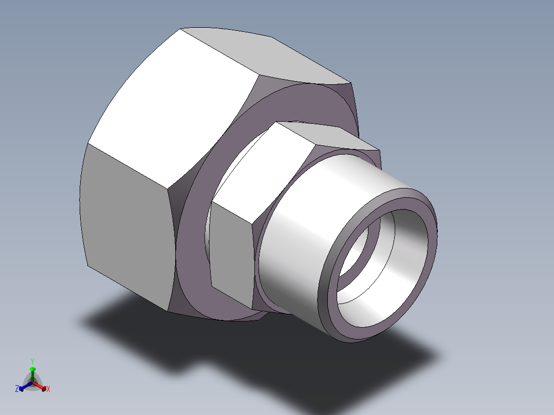 直通变径接头、2D-30-36主视图