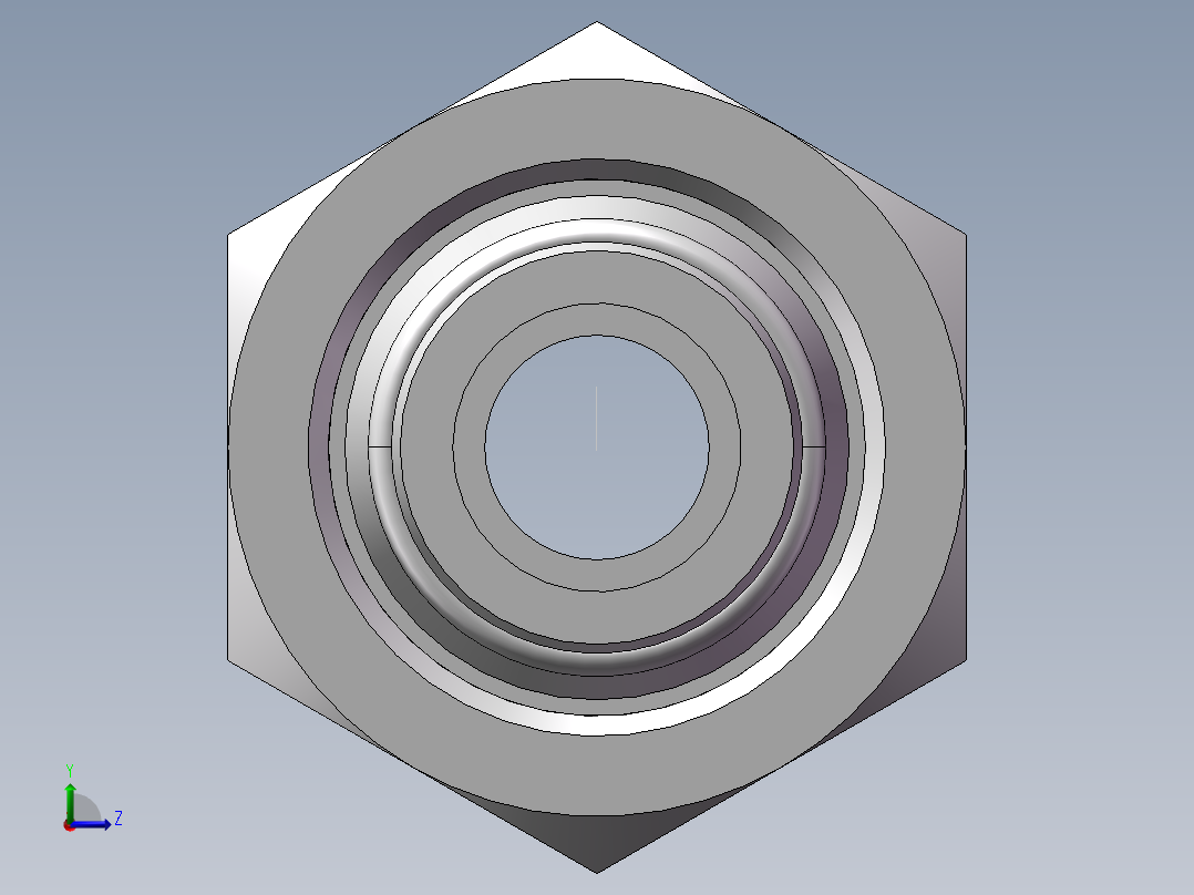 直通变径接头、2D-30-36左视图