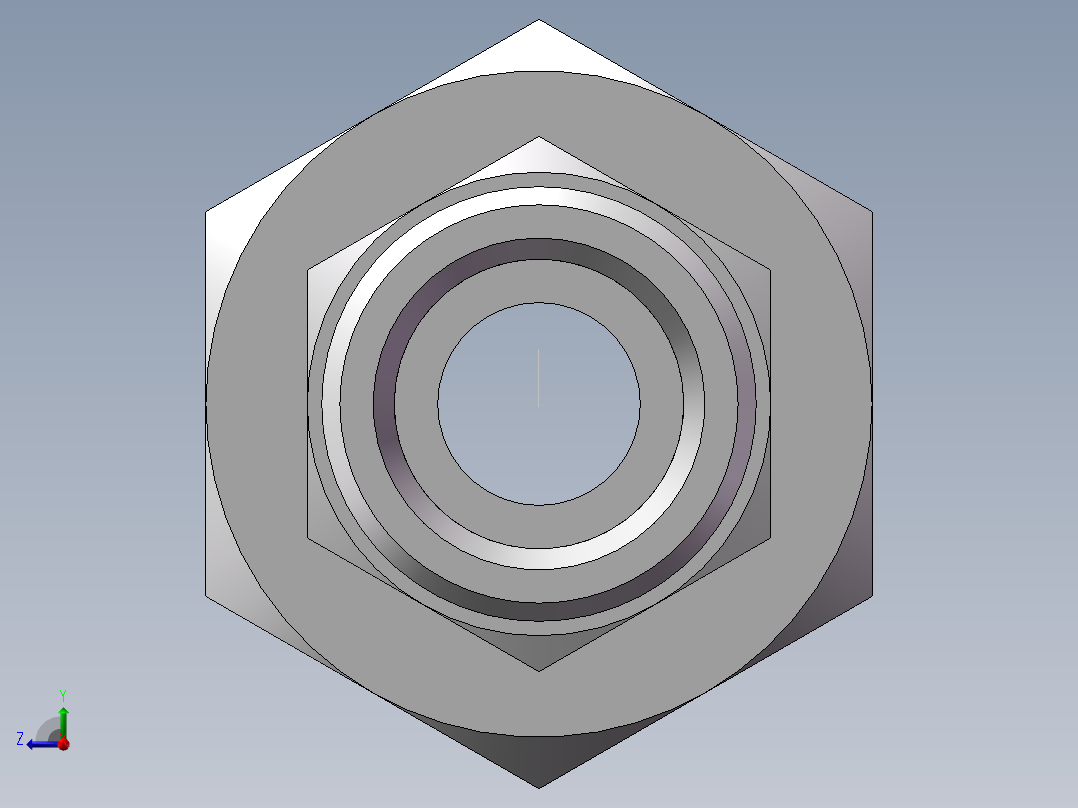 直通变径接头、2D-30-36右视图