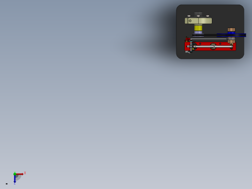 蒸汽机CAD模型俯视缩略图