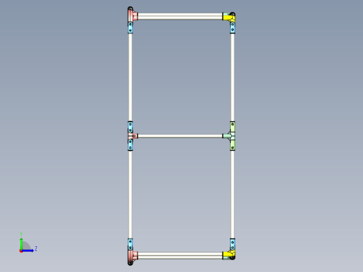 婴儿围床框架左视缩略图