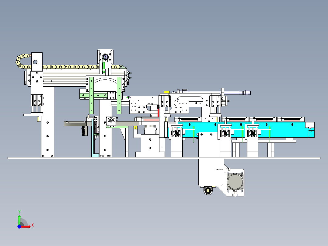FPC-45主板 FPC 自动插装机前视图
