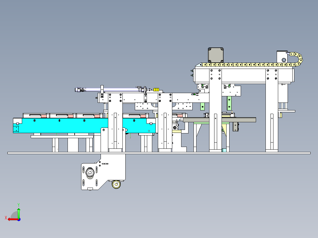FPC-45主板 FPC 自动插装机后视图
