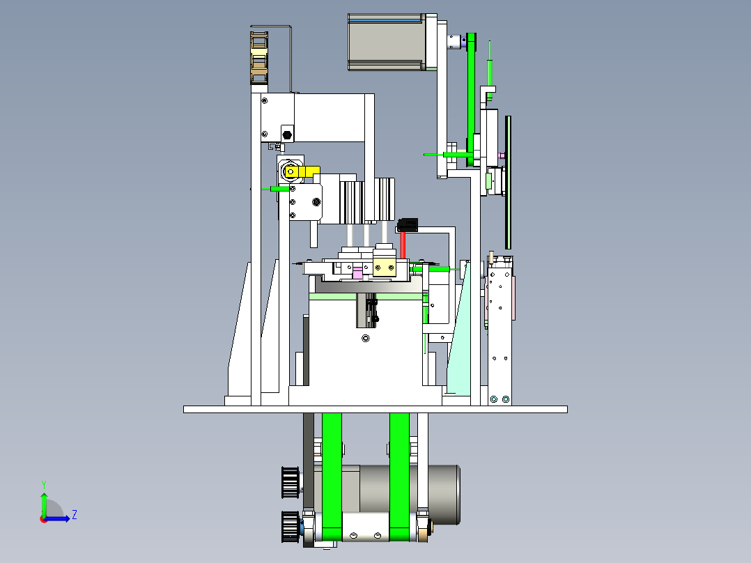 FPC-45主板 FPC 自动插装机左视图
