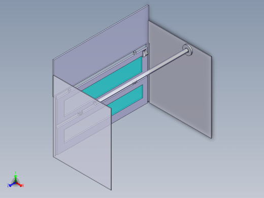 带假人的公交车门机构