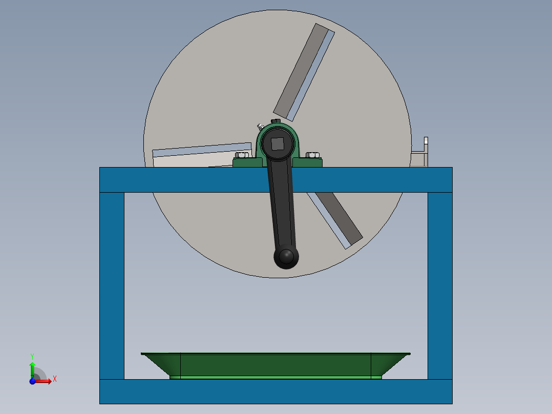手动切割工具前视图