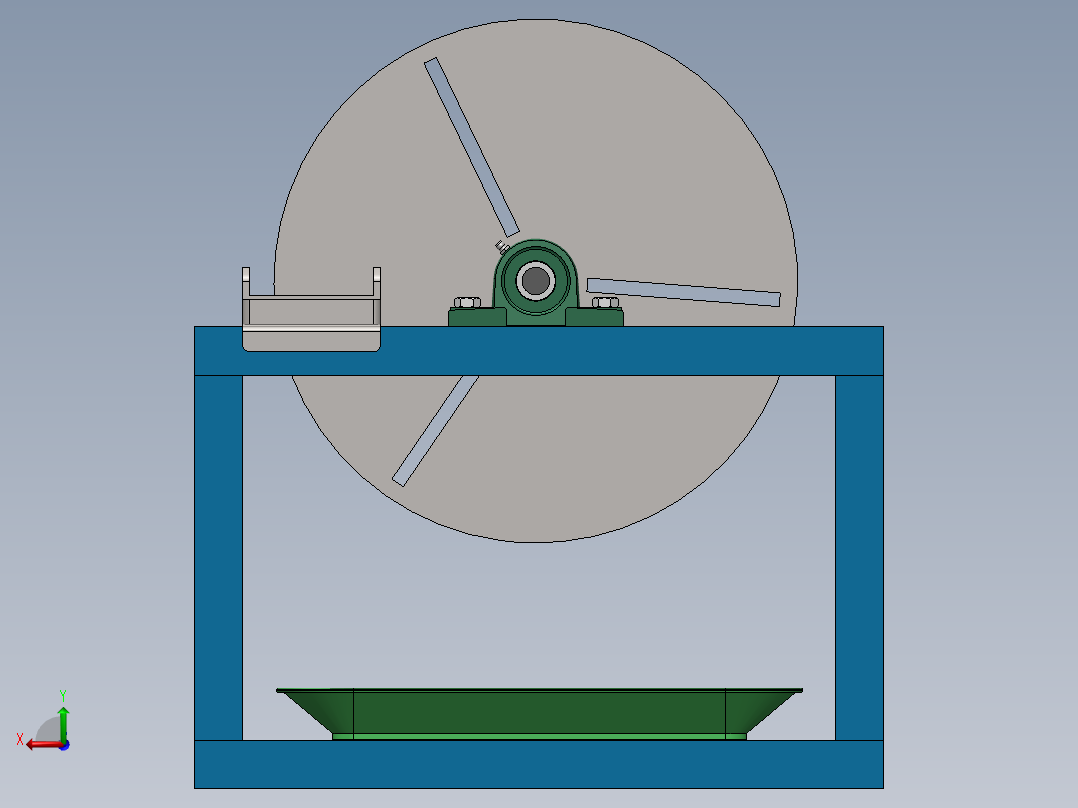 手动切割工具后视图