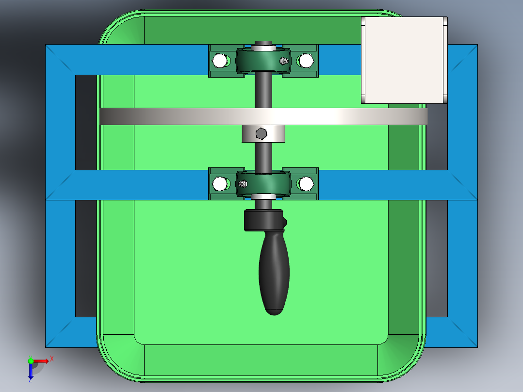 手动切割工具俯视图