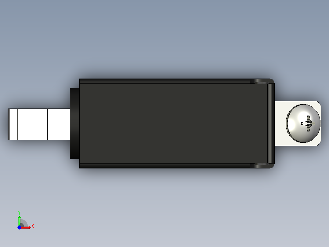 Blue Sea Systems A 系列单极断路器前视图