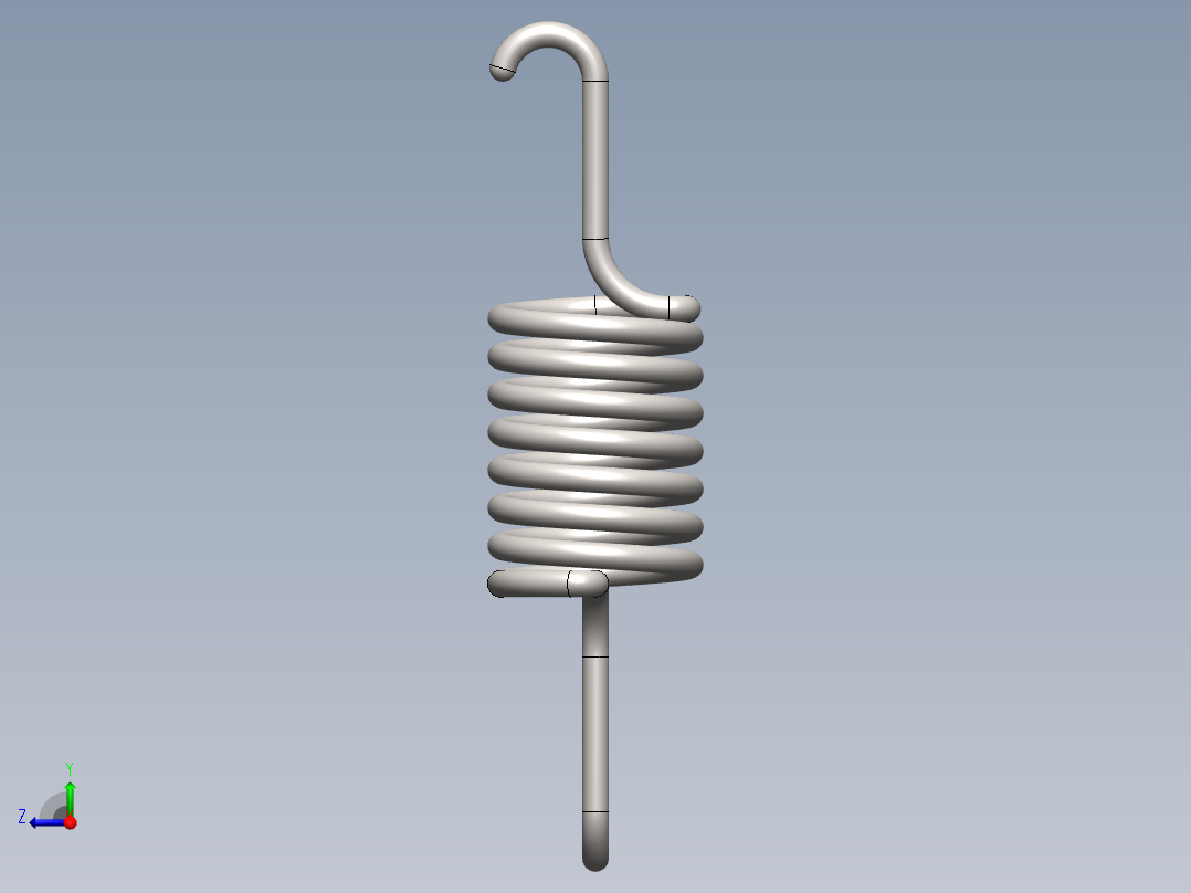 A0003882-螺旋压缩弹簧设计右视图