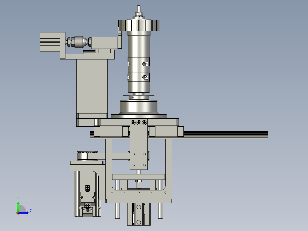 000000-03-转位上料机构左视图