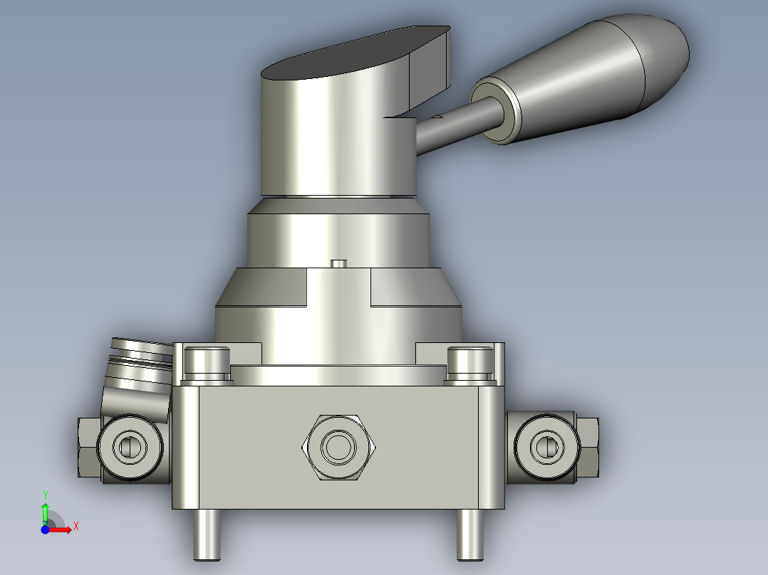 160-000手阀组件前视图