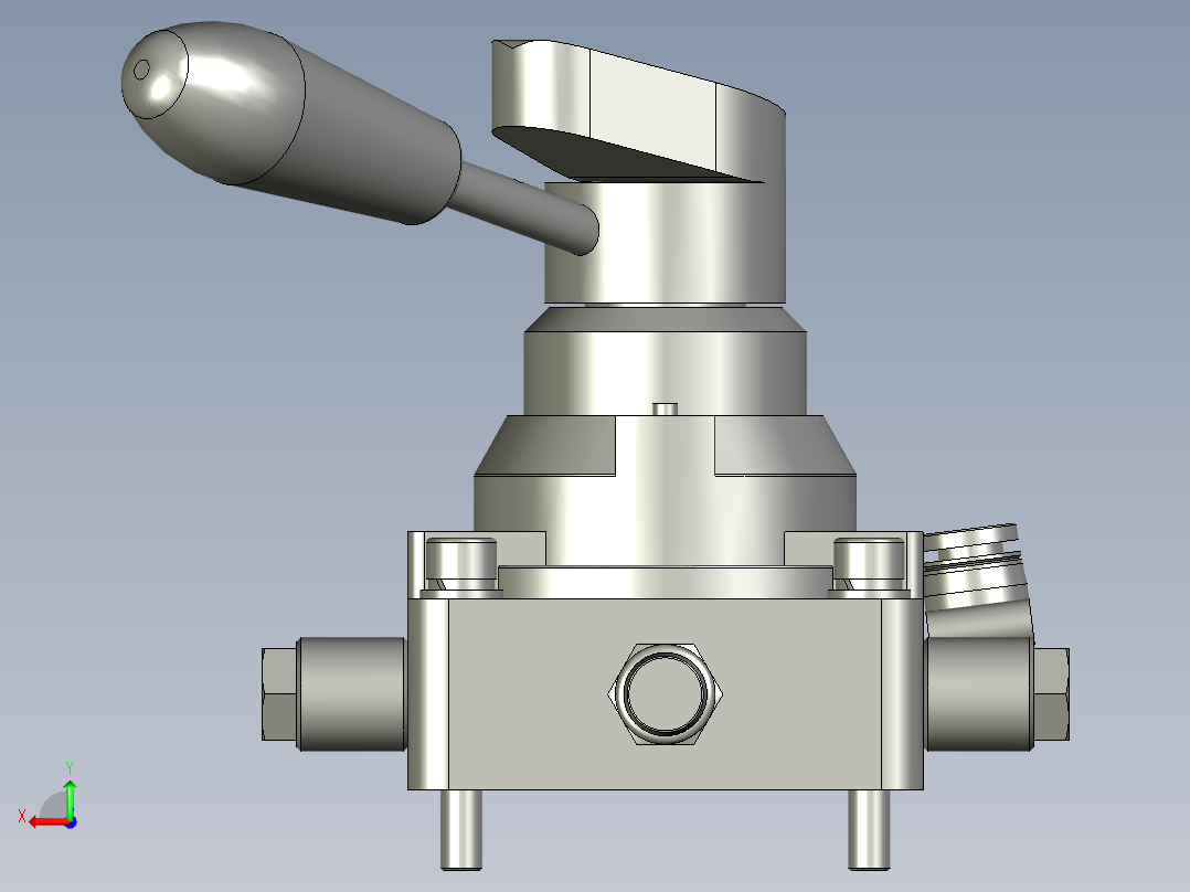 160-000手阀组件后视图