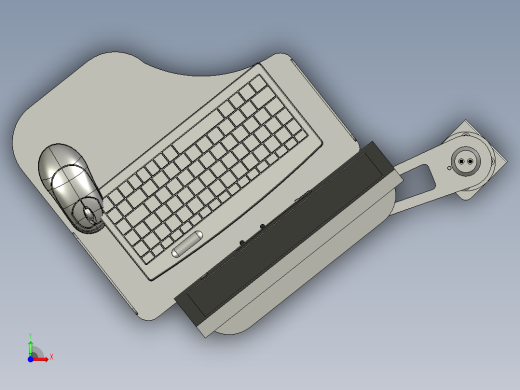 JH-电脑键盘组件前视缩略图