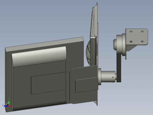 JH-电脑键盘组件右视缩略图