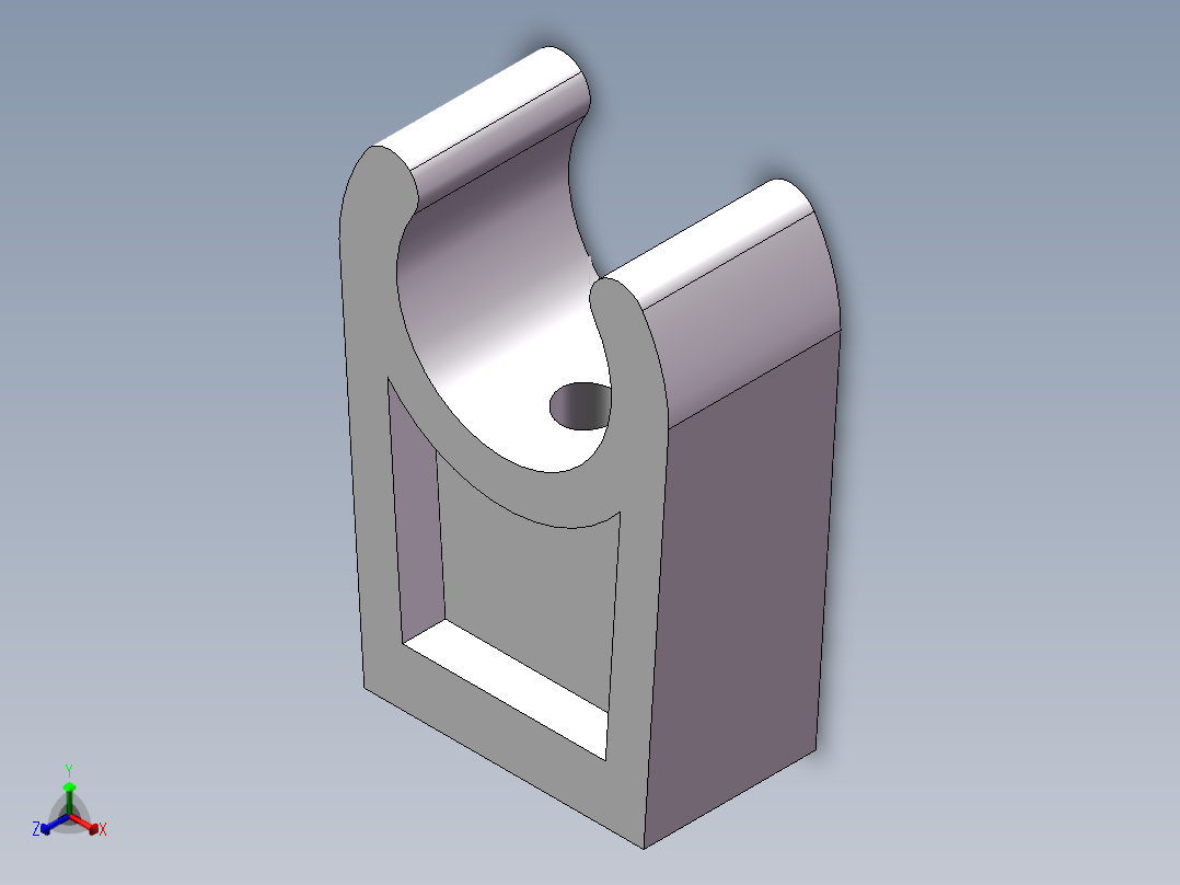 管夹(Pipe carrier)正等轴测图