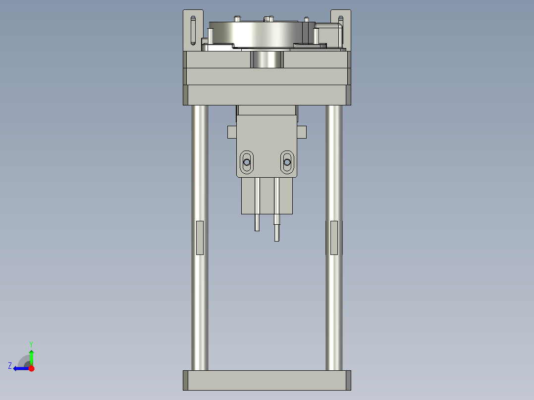IDK80040D200A-从动齿轮分料定位装置右视图