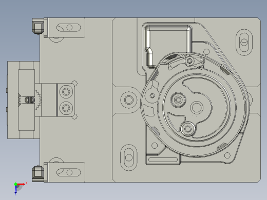 IDK80040D200A-从动齿轮分料定位装置俯视缩略图