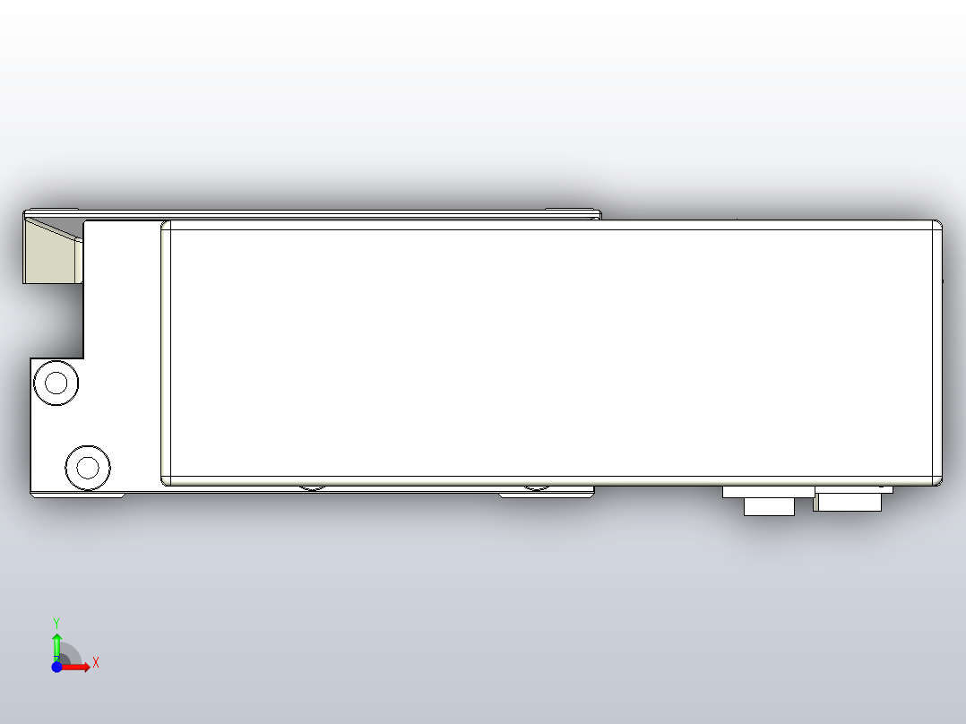 滚珠丝杠直线轴内置导轨TPA-GCR-170-2510C-L1600-ML-M75-N3前视图