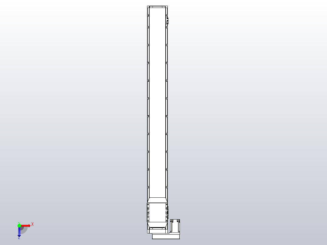 滚珠丝杠直线轴内置导轨TPA-GCR-170-2510C-L1600-ML-M75-N3俯视图