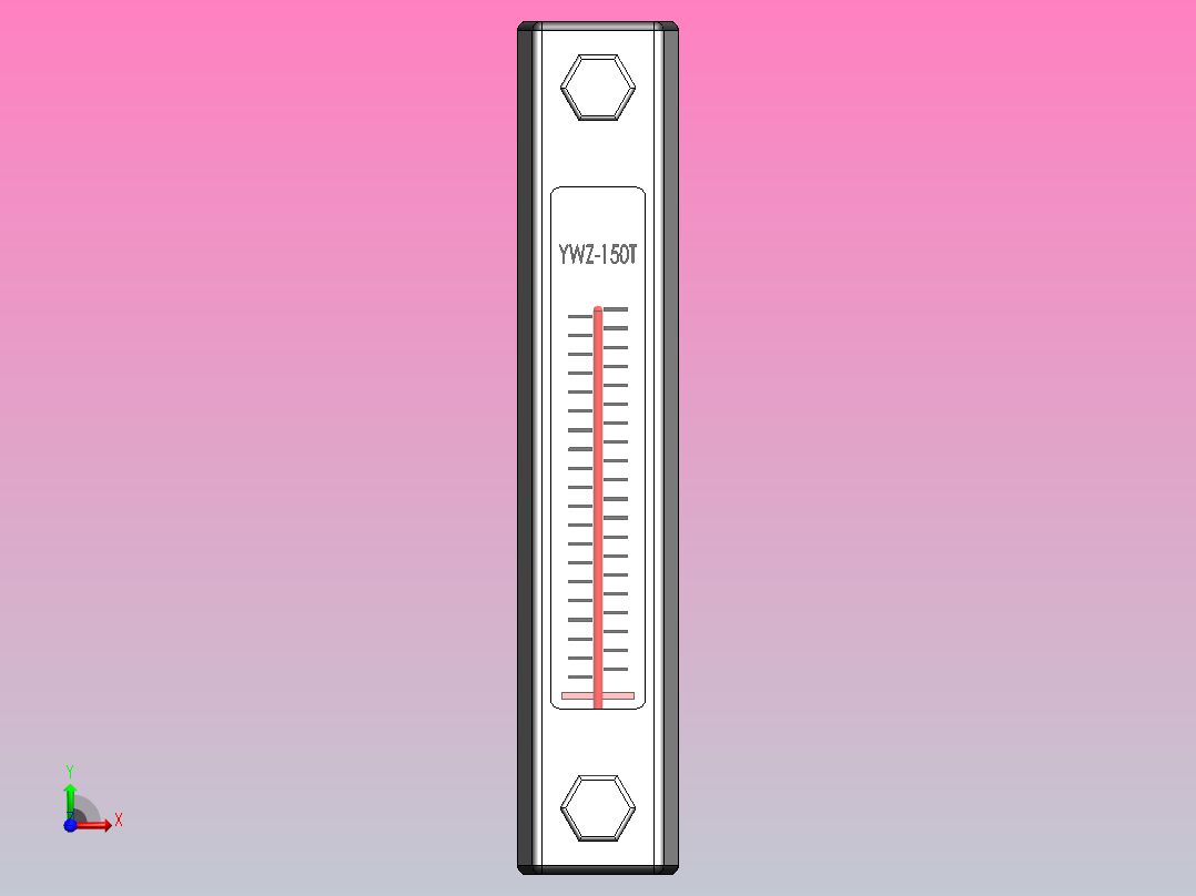 YWZ-150T液位计前视图