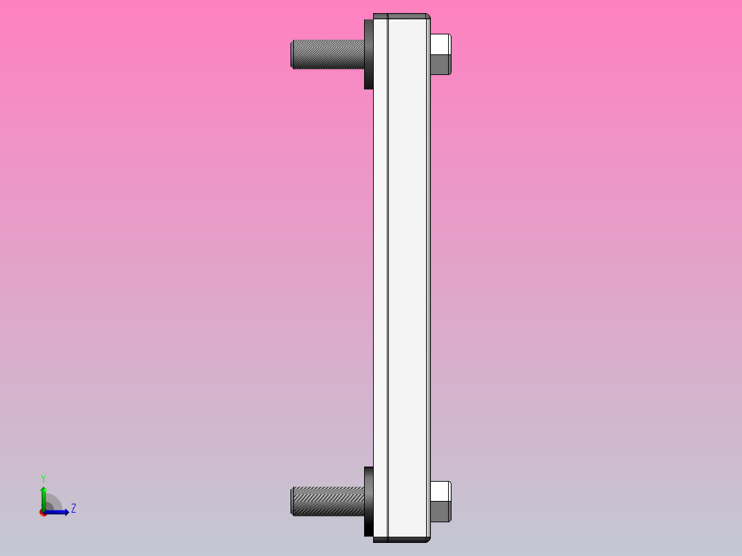 YWZ-150T液位计左视图