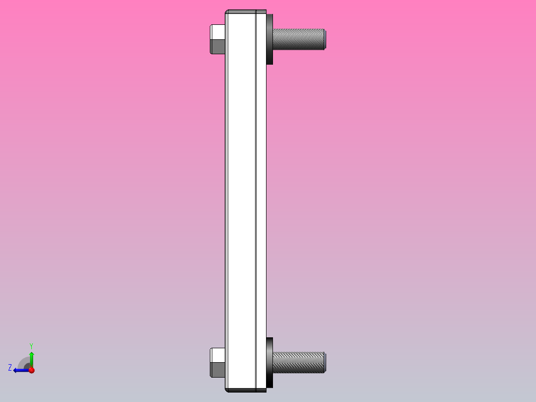 YWZ-150T液位计右视图