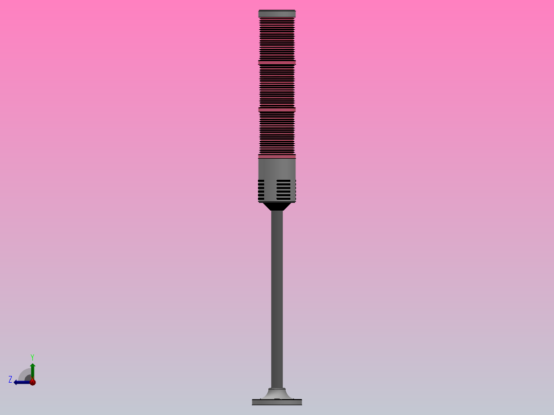 LTA-305多层式警示灯[LTA-305-3]右视图