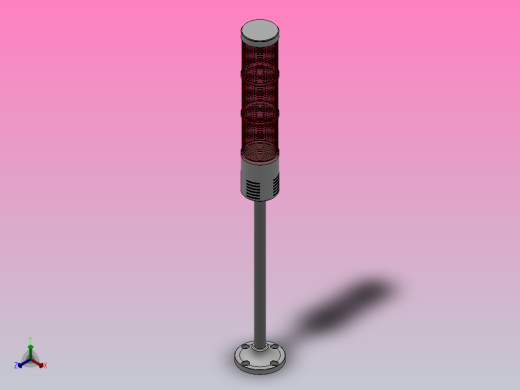 LTA-305多层式警示灯[LTA-305-3]正等轴测缩略图