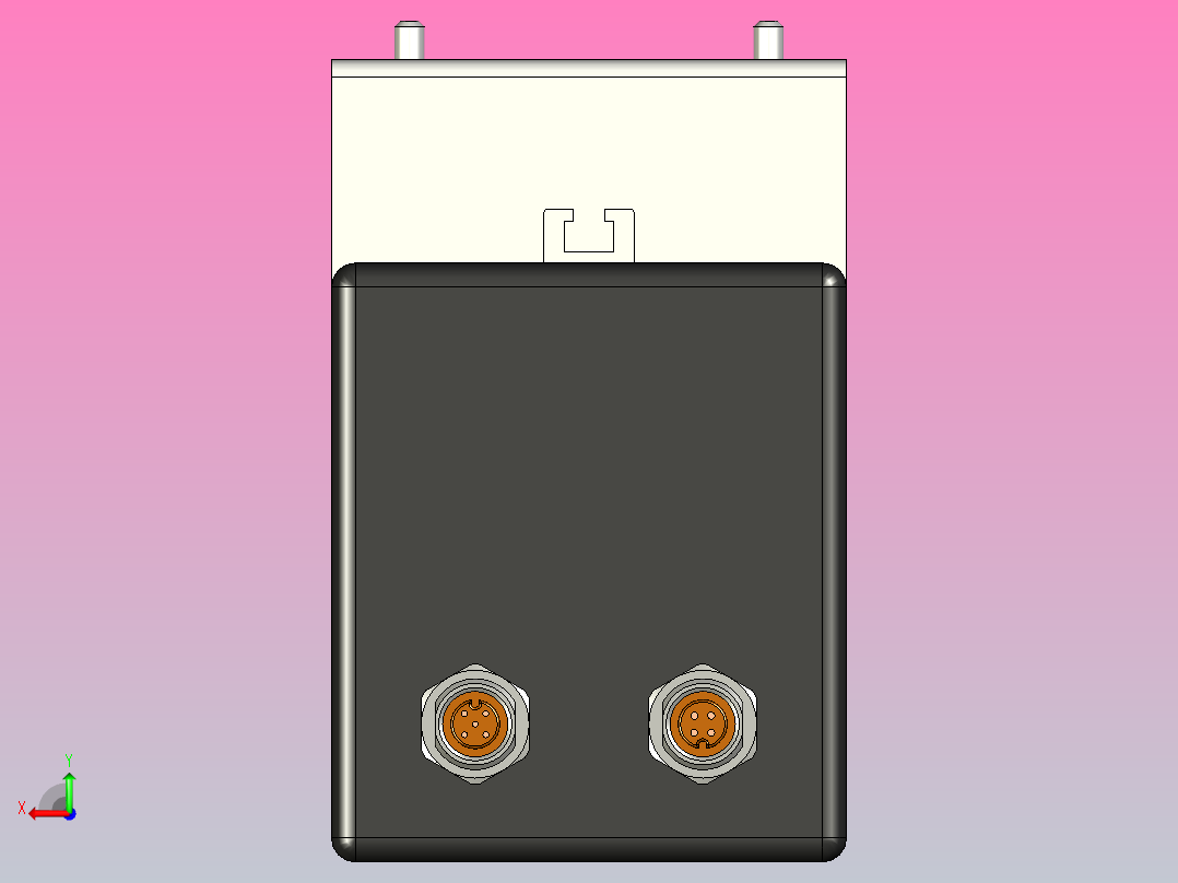 直流电机控制面板后视图