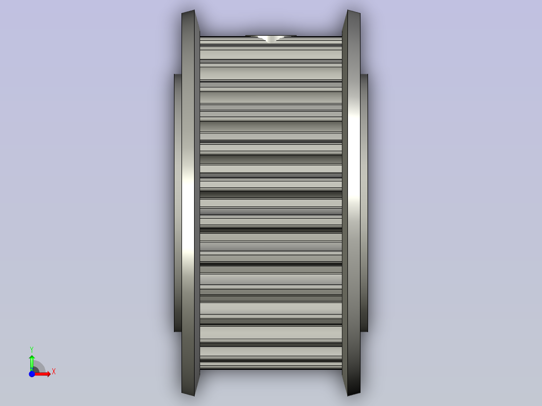 同步带轮_HTPA28S3M100-A-N11_MISUMI00333前视图