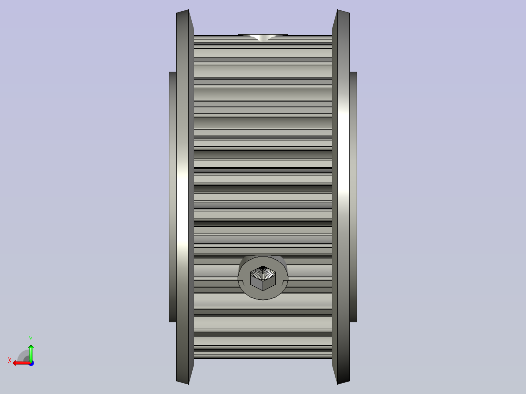 同步带轮_HTPA28S3M100-A-N11_MISUMI00333后视图